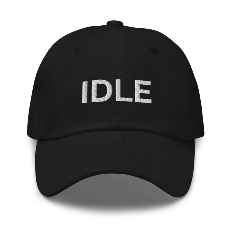 Idle Hat - Black