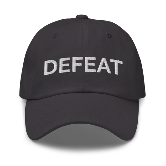 Defeat Hat - Dark Grey