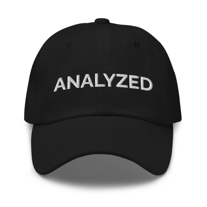 Analyzed Hat - Black