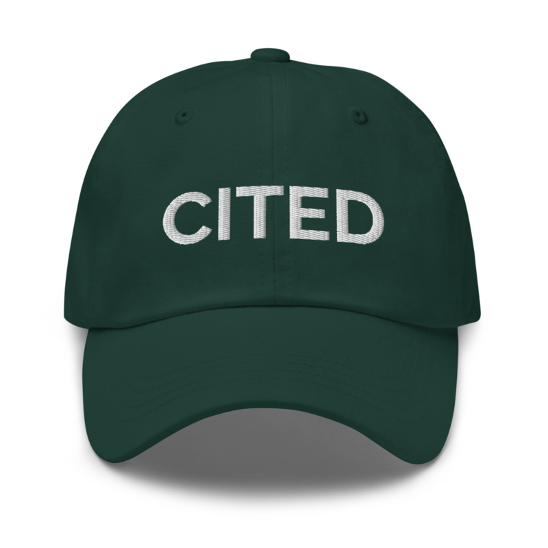 Cited Hat - Spruce