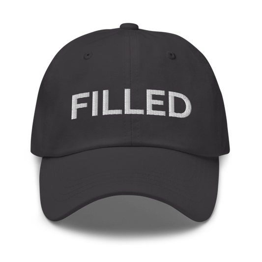 Filled Hat - Dark Grey