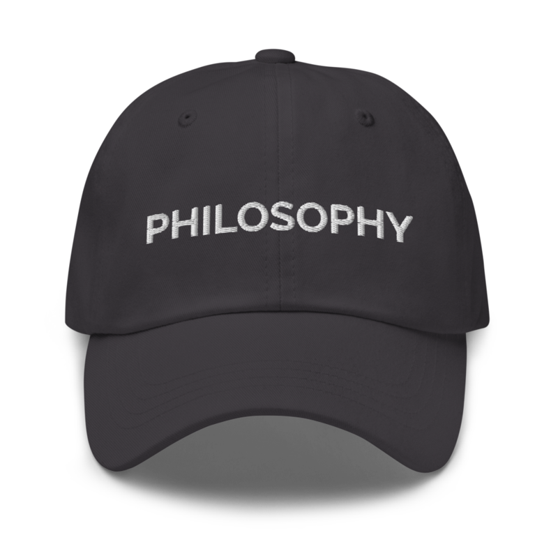 Philosophy Hat - Dark Grey