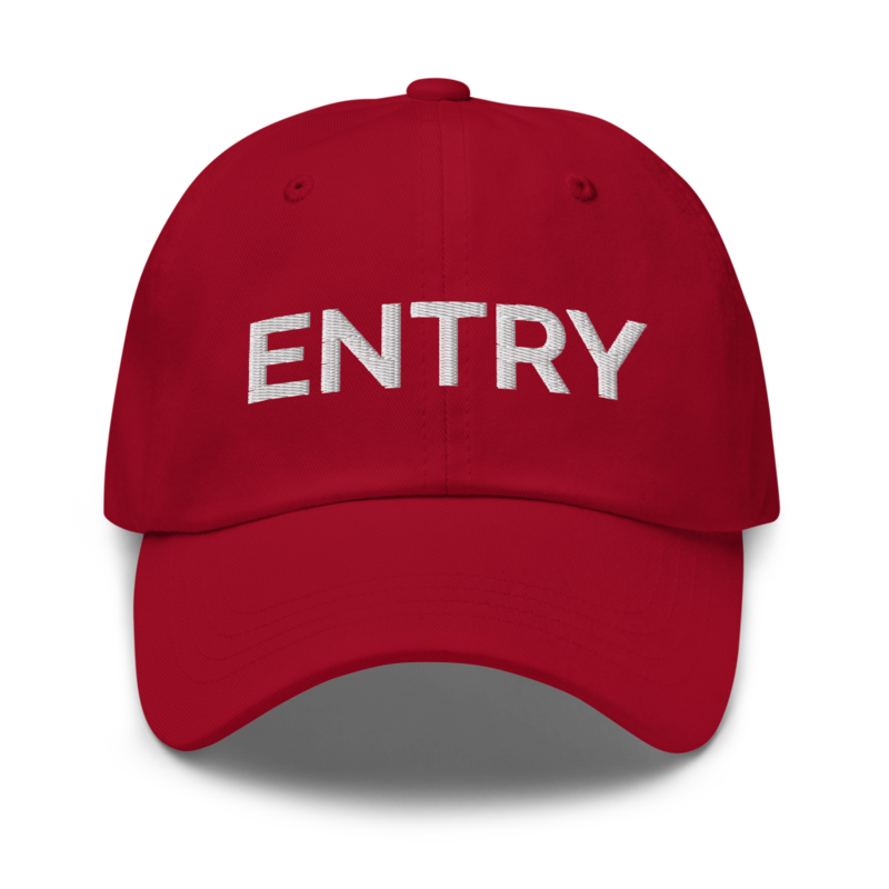 Entry Hat - Cranberry