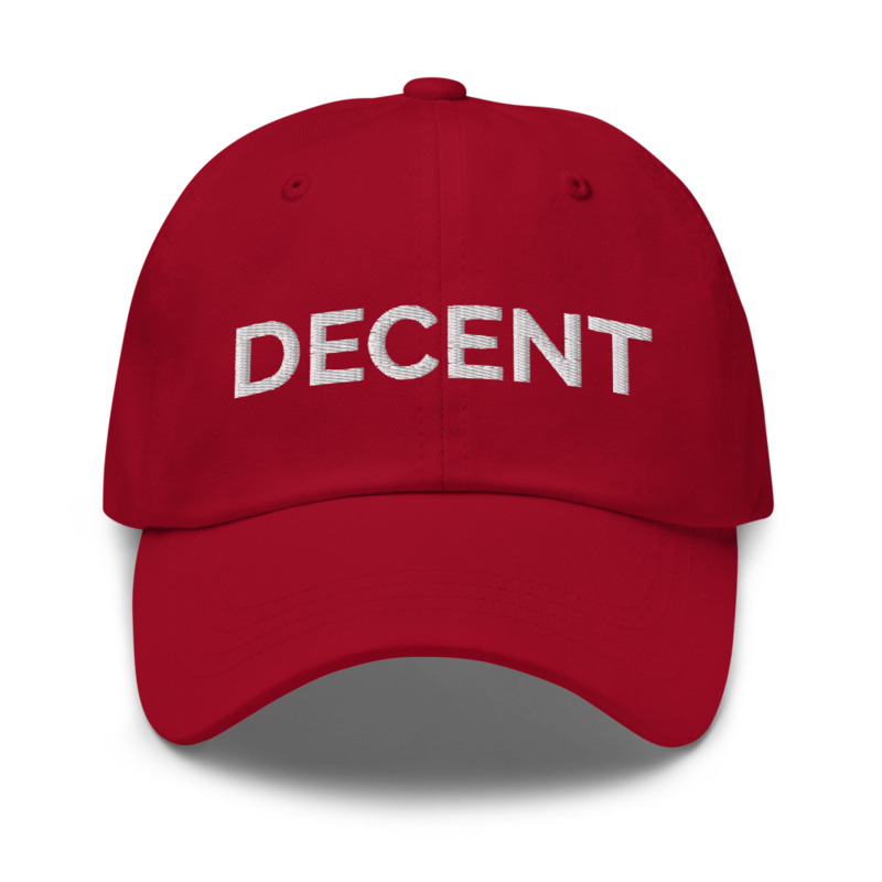 Decent Hat - Cranberry