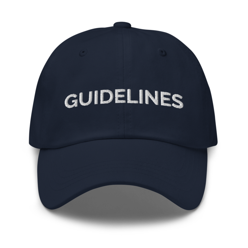 Guidelines Hat - Navy