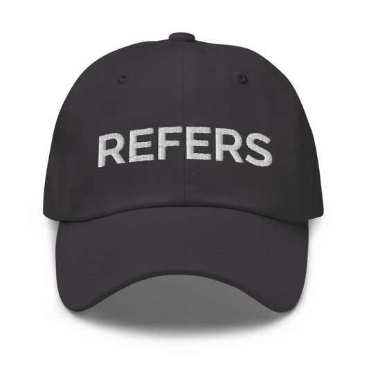 Refers Hat - Dark Grey
