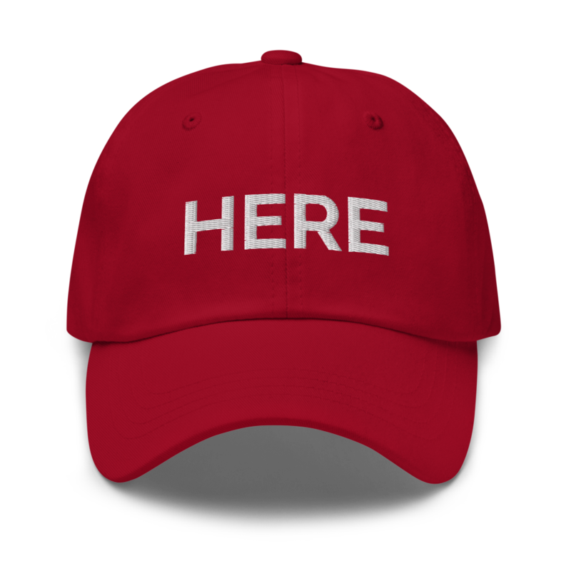 Here Hat - Cranberry