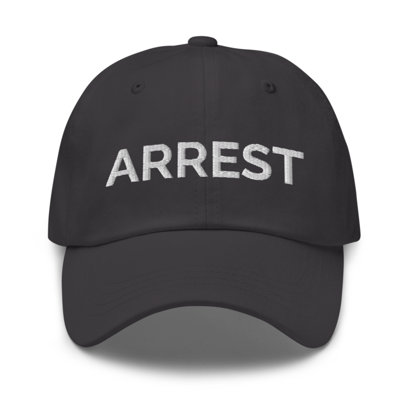 Arrest Hat - Dark Grey