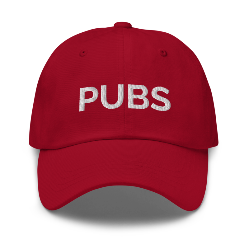 Pubs Hat - Cranberry