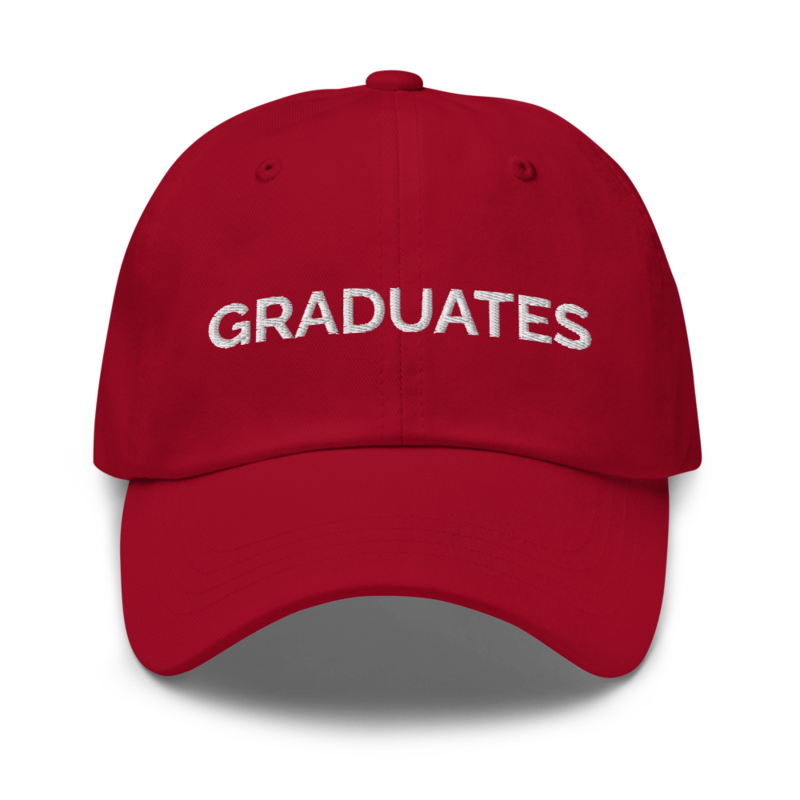Graduates Hat - Cranberry