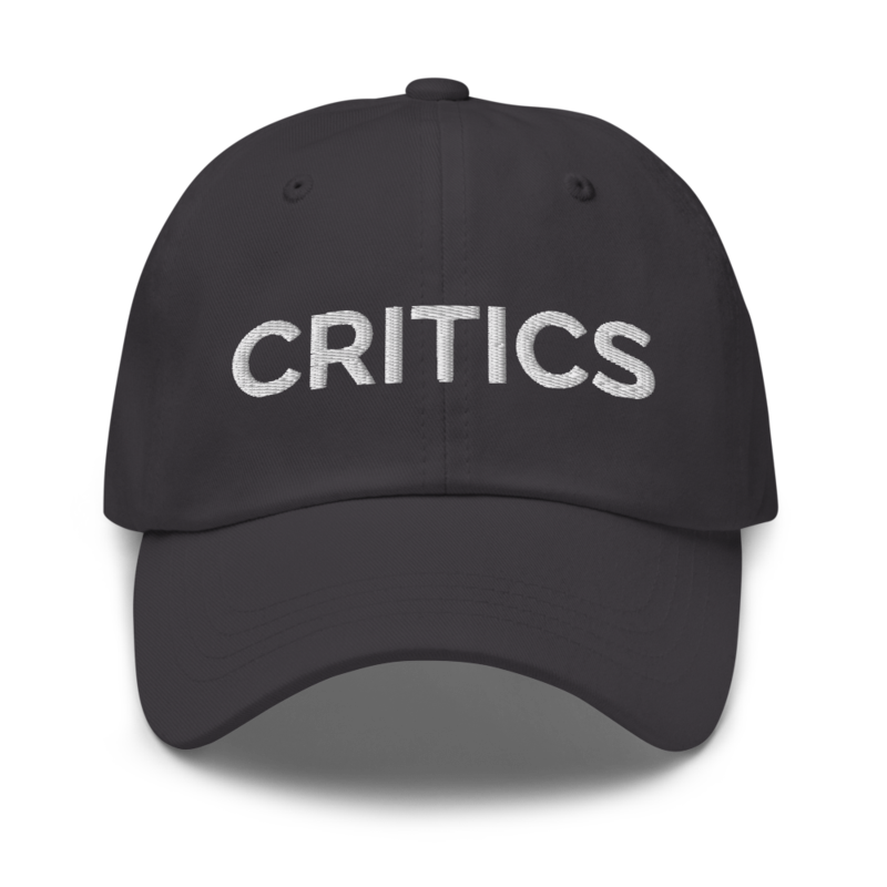 Critics Hat - Dark Grey