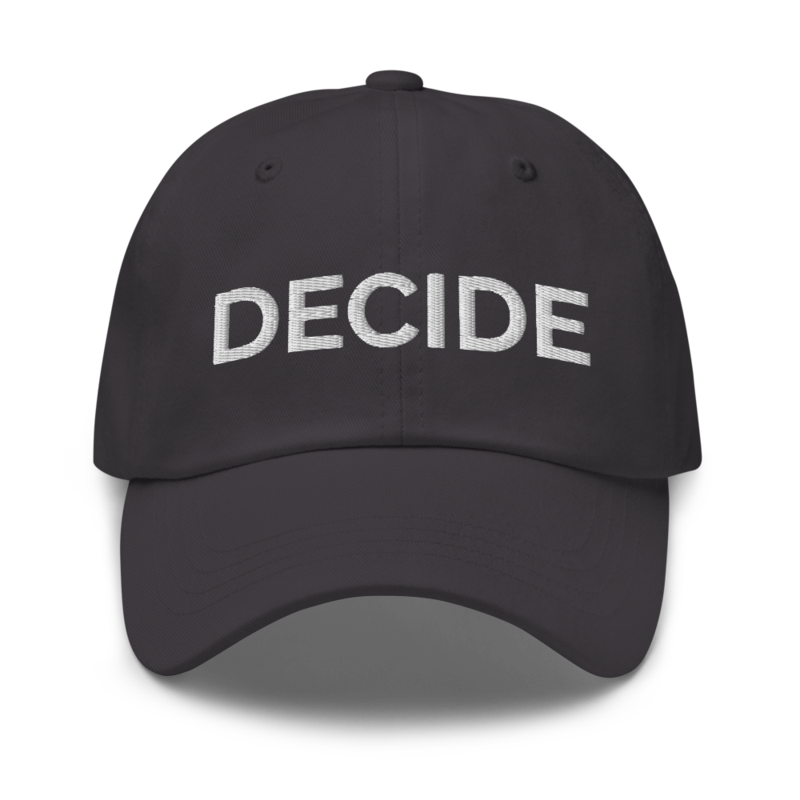 Decide Hat - Dark Grey