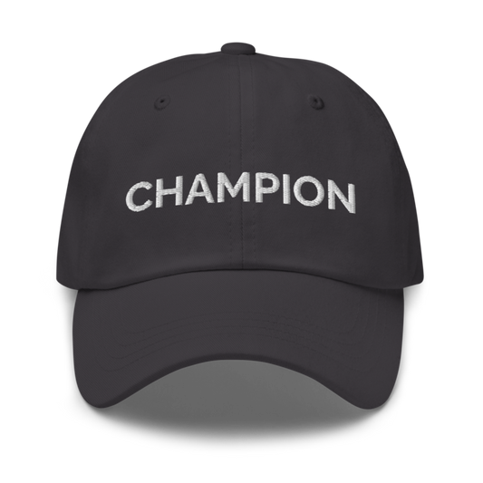 Champion Hat - Dark Grey