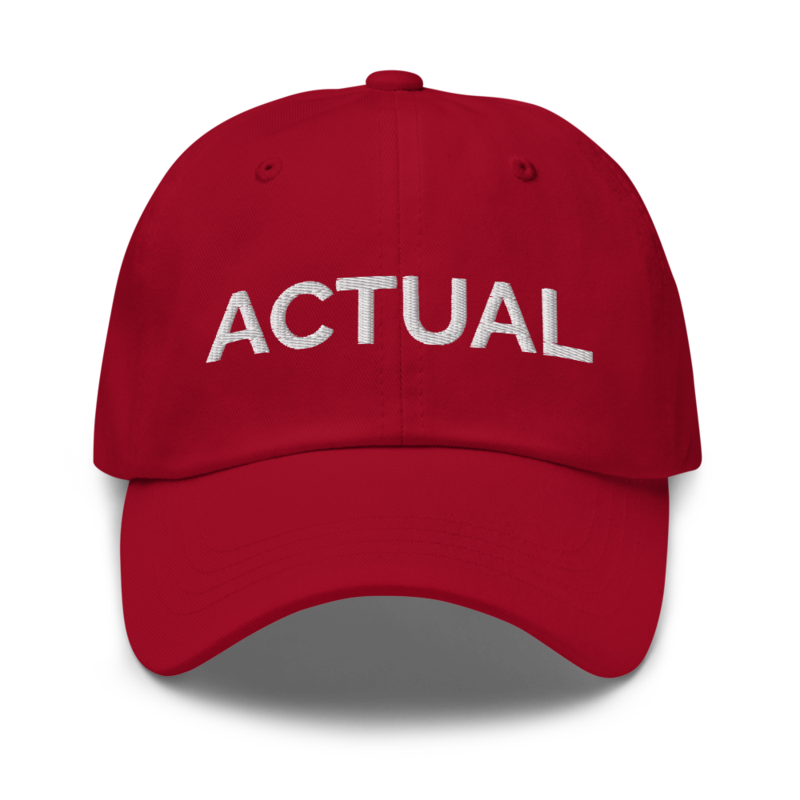 Actual Hat - Cranberry