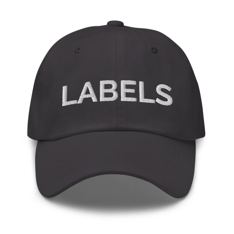 Labels Hat - Dark Grey