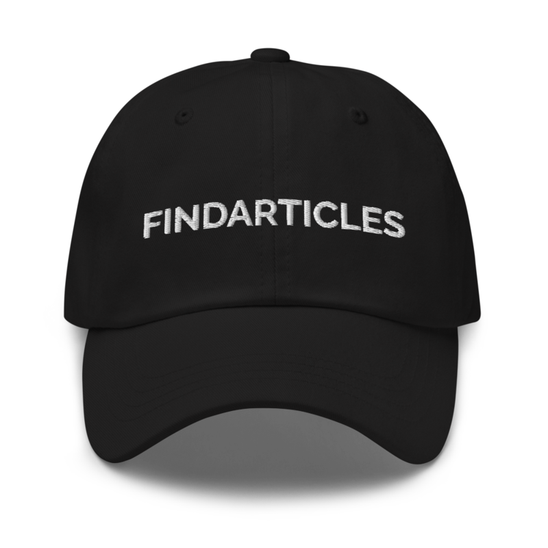 Findarticles Hat - Black