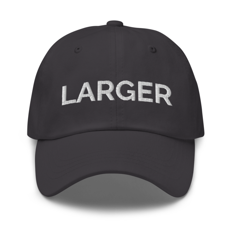 Larger Hat - Dark Grey