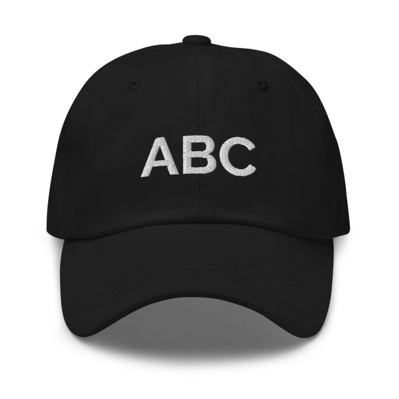 Abc Hat - Black