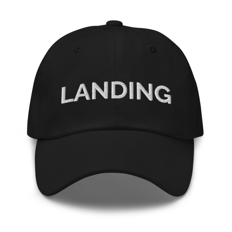 Landing Hat - Black