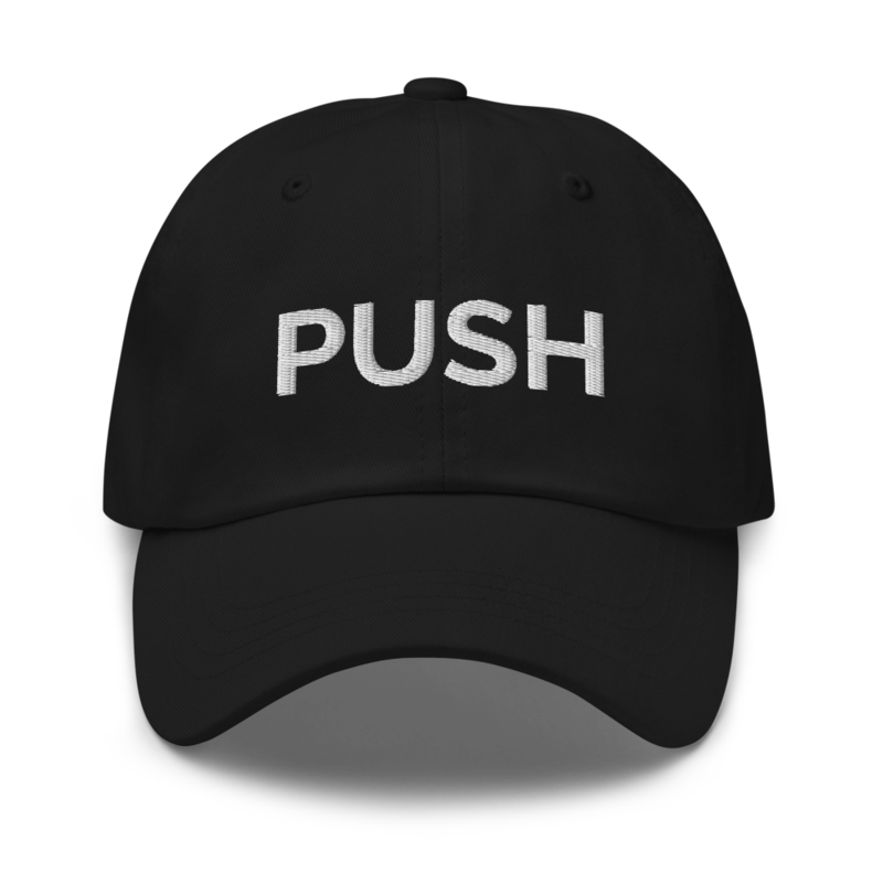 Push Hat - Black