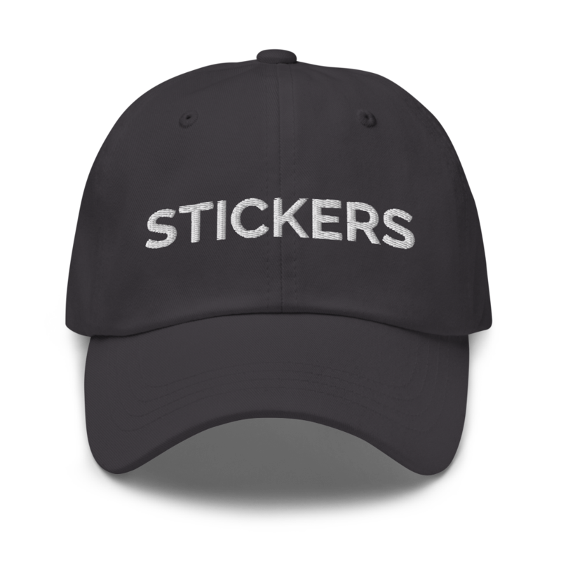 Stickers Hat - Dark Grey