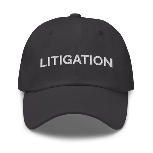 Litigation Hat - Dark Grey