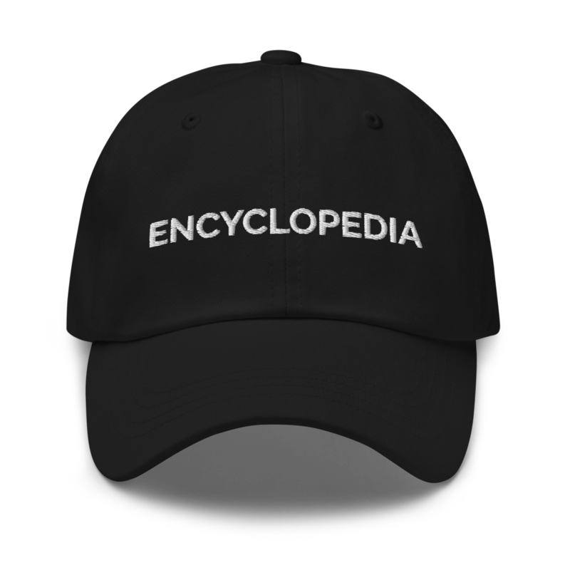 Encyclopedia Hat - Black
