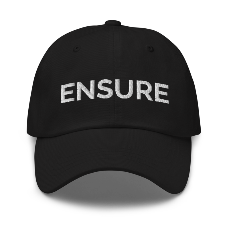 Ensure Hat - Black