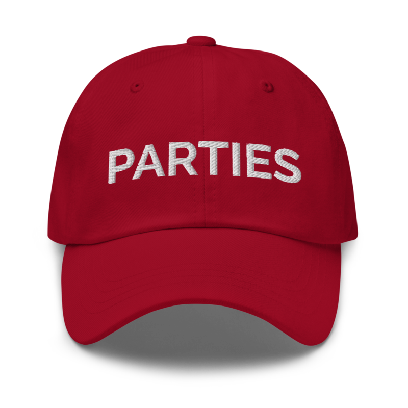 Parties Hat - Cranberry