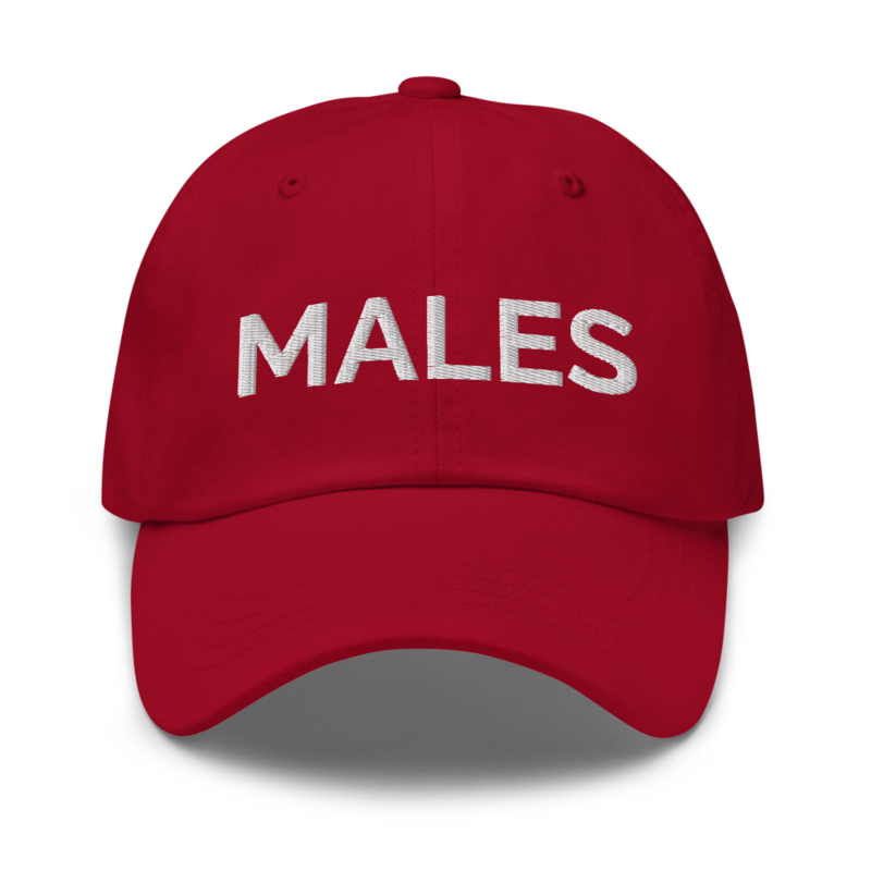 Males Hat - Cranberry