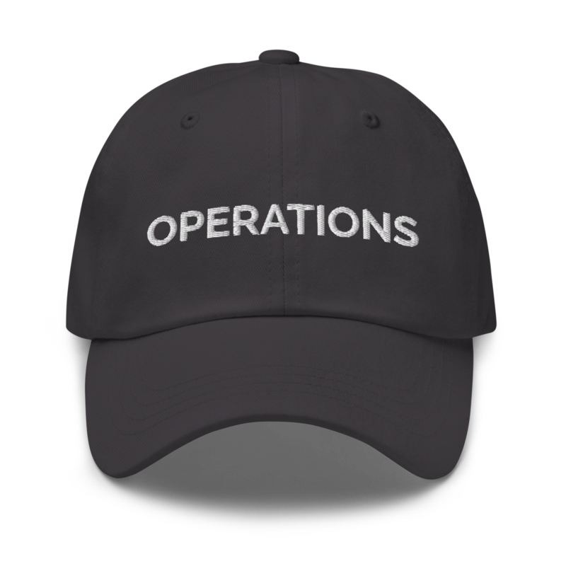 Operations Hat - Dark Grey