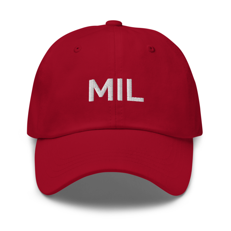 Mil Hat - Cranberry