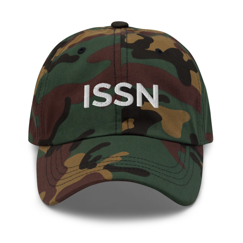 Issn Hat - Green Camo