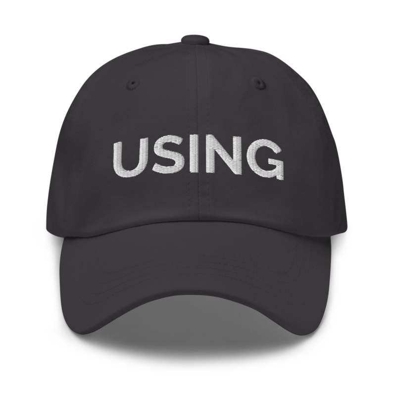 Using Hat - Dark Grey