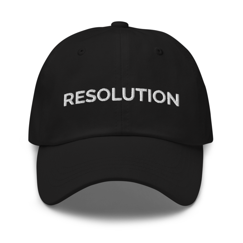 Resolution Hat - Black