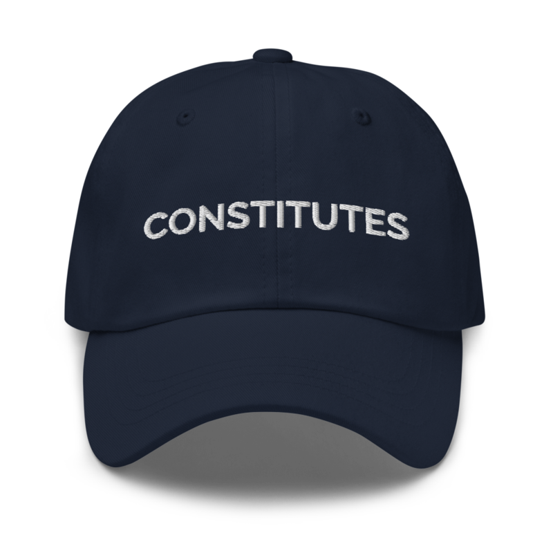Constitutes Hat - Navy