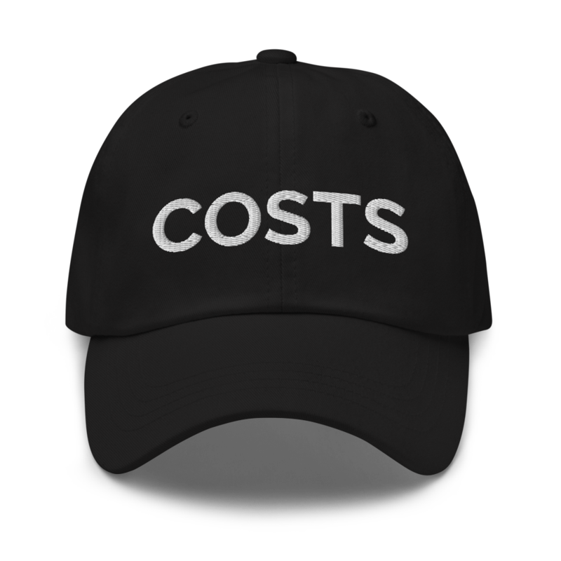 Costs Hat - Black