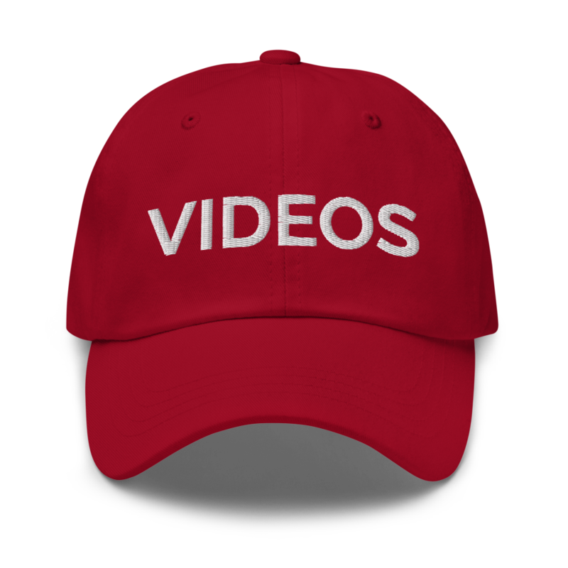 Videos Hat - Cranberry