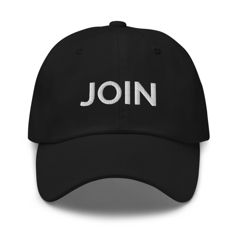 Join Hat - Black