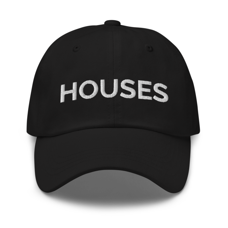 Houses Hat - Black
