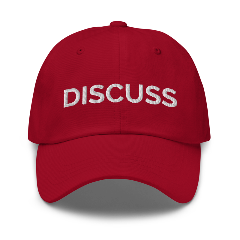 Discuss Hat - Cranberry