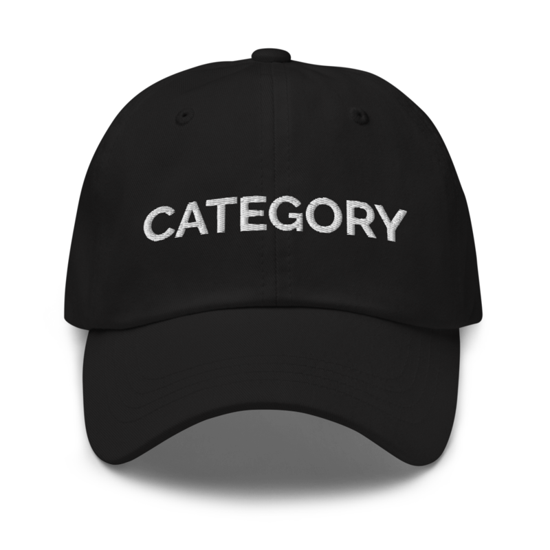 Category Hat - Black