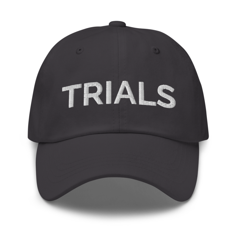 Trials Hat - Dark Grey