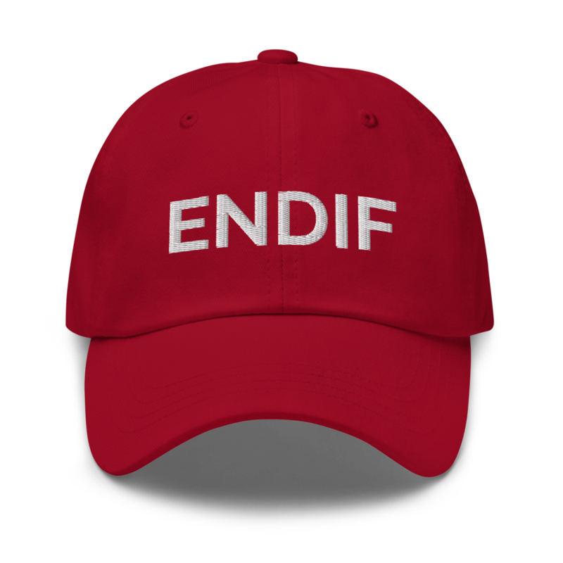 Endif Hat - Cranberry