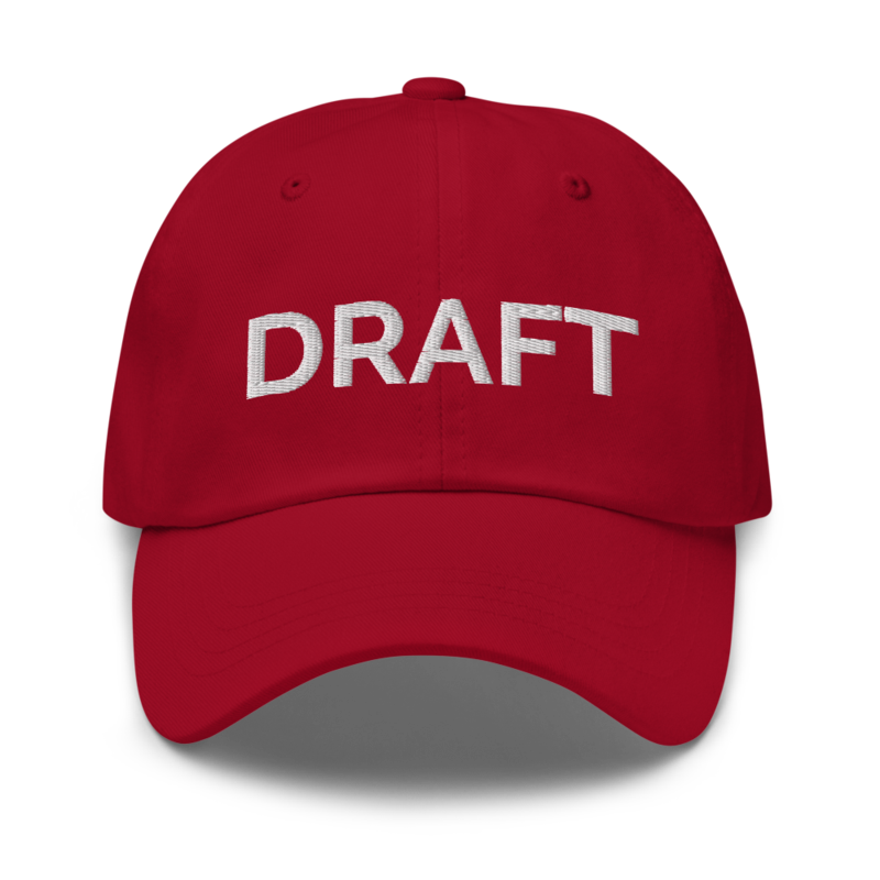 Draft Hat - Cranberry