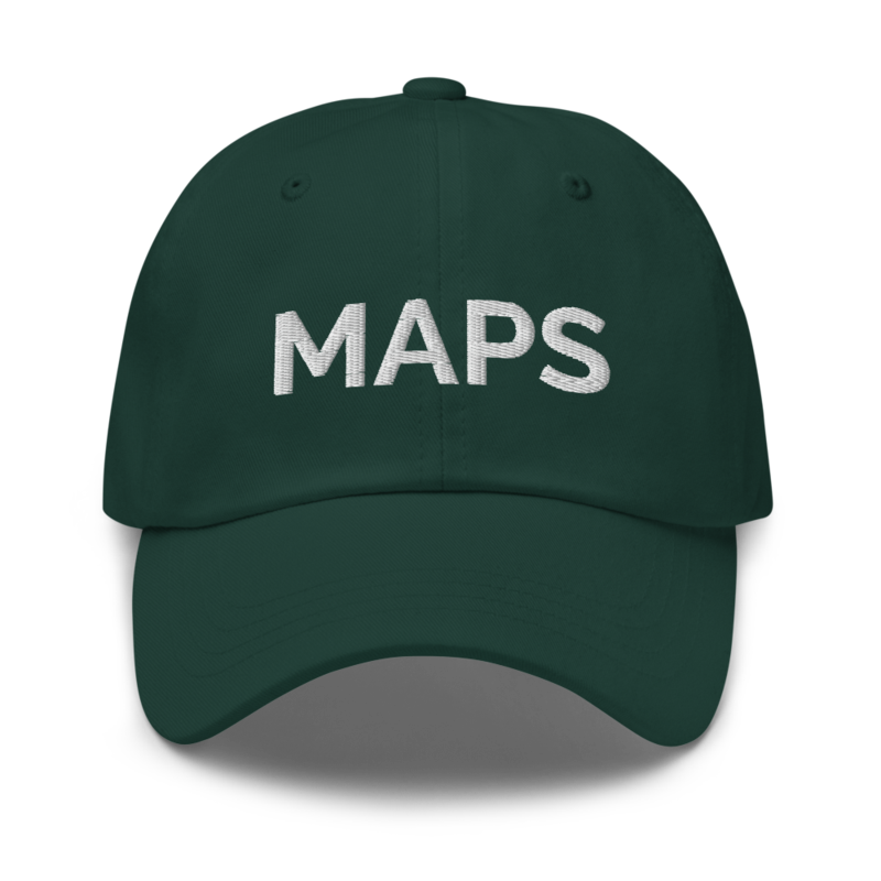 Maps Hat - Spruce