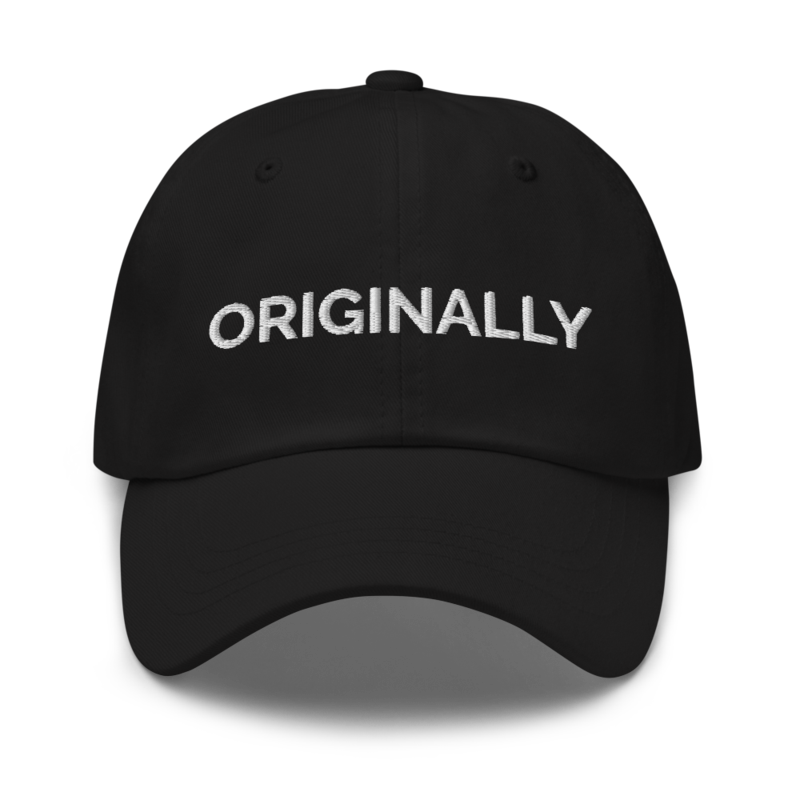 Originally Hat - Black