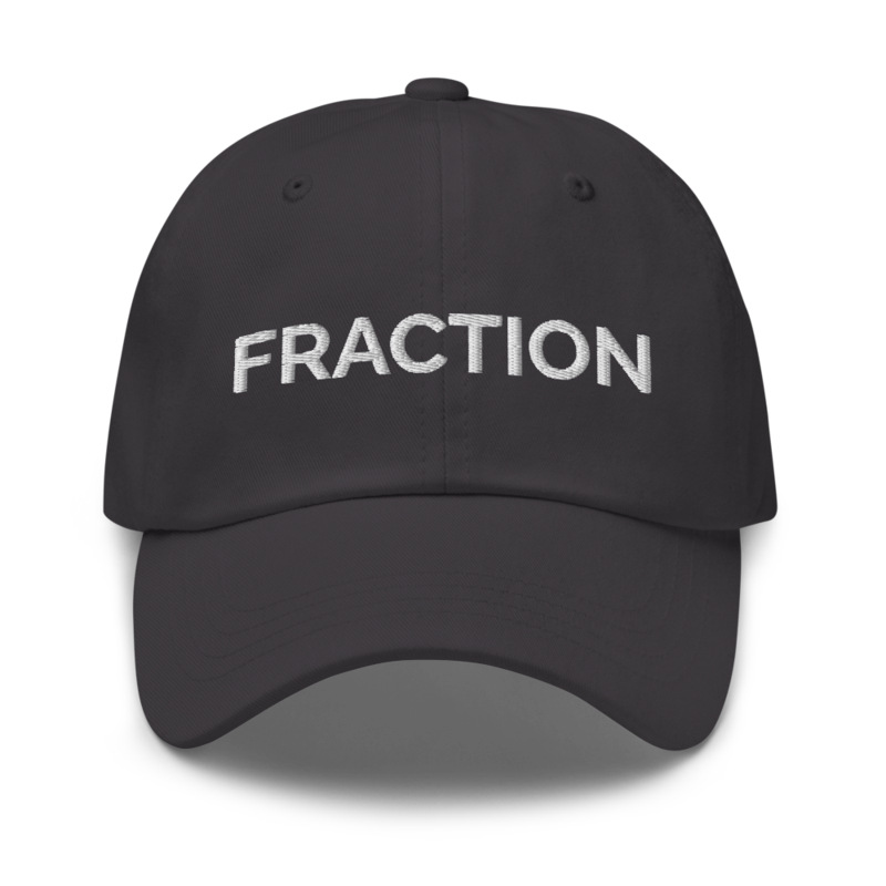 Fraction Hat - Dark Grey