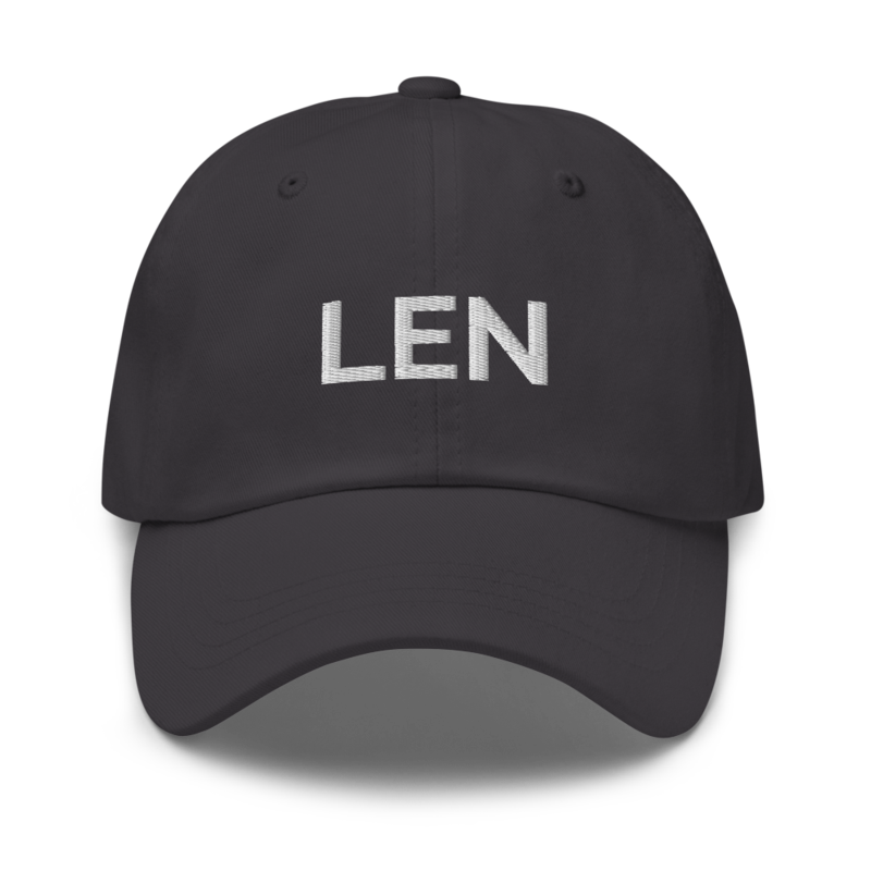 Len Hat - Dark Grey