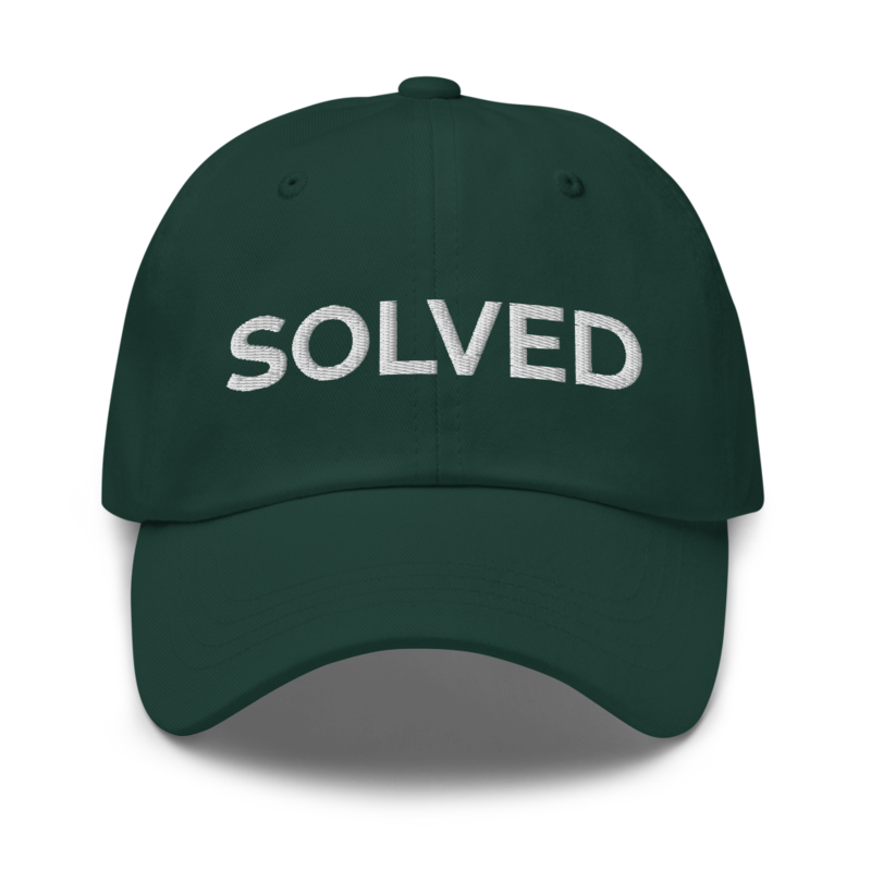 Solved Hat - Spruce